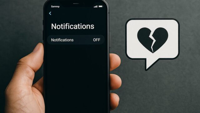 スマホ通知オフは浮気の隠れ蓑?設定変更から探る真実