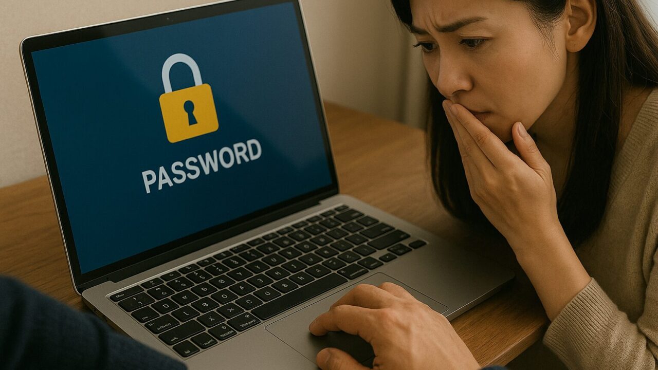 旦那がPCパスワード変更＝浮気対策？ログから探る真実