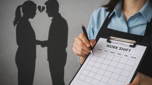 シフト交換が増えた妻、浮気の可能性は?職場パターン別分析